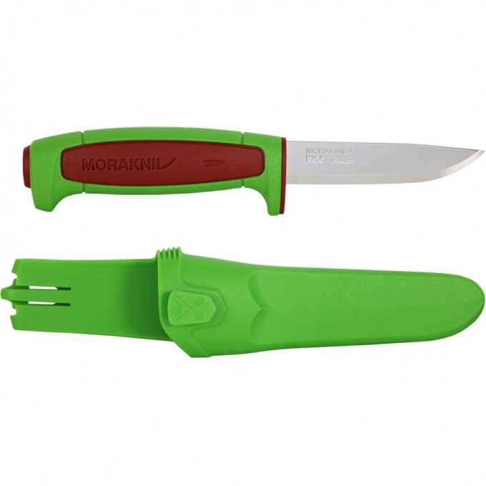 Нож MORAKNIV BASIC 546 лимитированный 2024 нержавеющая сталь, пластиковая ручка (зеленая) терракотовая вставка 14282 Нож MORAKNIV BASIC 546 лимитированный 2024 нержавеющая сталь, пластиковая ручка (зеленая) терракотовая вставка 14282